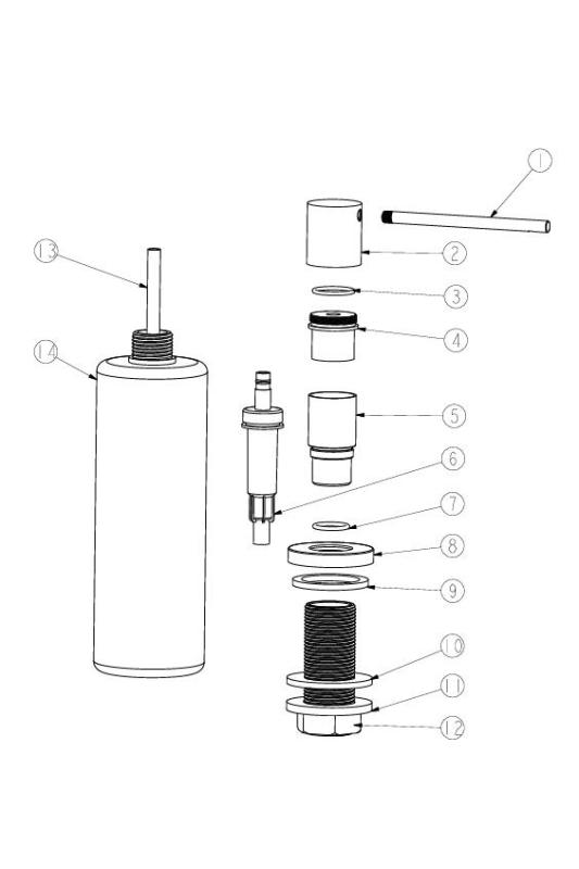 Ausmann Lirio Εντοιχιζόμενη Διανομέας Σαπουνιού Μαύρο ματ επαναγεμιζόμενο από πάνω 1208971202