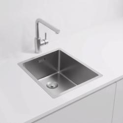 Pure.Sink Exclusivo RVS νεροχύτης 34x40 εκ. 10 χιλιοστά ραδιούς υποκατασκευής, επίπεδης κατασκευής και επικατασκευής PEX3440-02