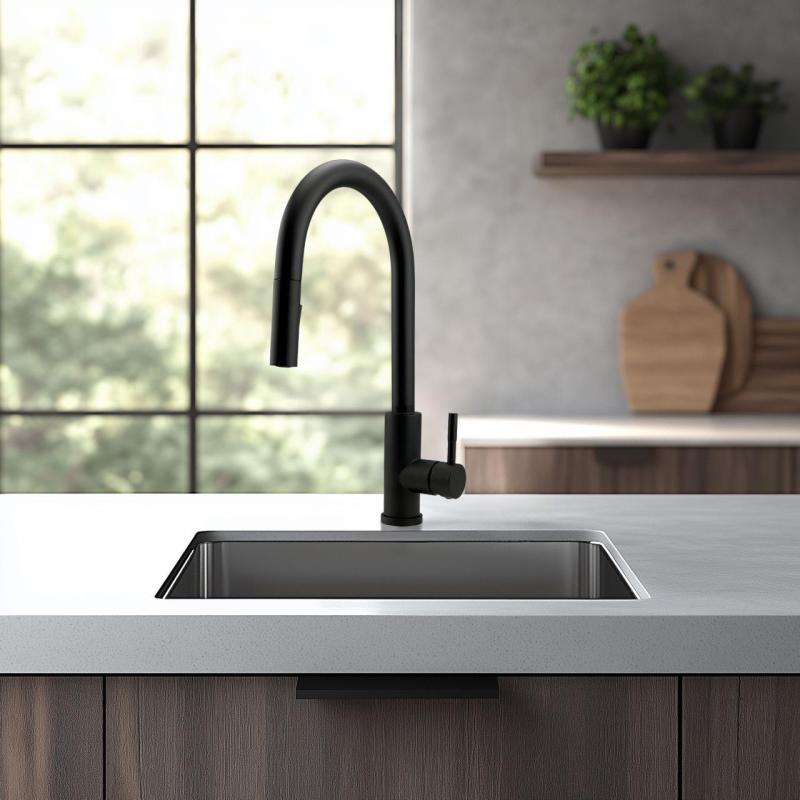 Pure.Sink Exclusivo RVS νεροχύτης 34x40 εκ. 10 χιλιοστά ραδιούς υποκατασκευής, επίπεδης κατασκευής και επικατασκευής PEX3440-02