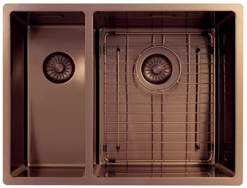 Pure.Sink Exclusivo Χάλκινο 1,5 μισό νεροχύτης 18+34cm ακτίνα 10mm PEX183440-62