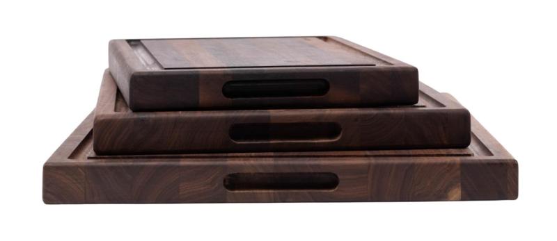 Woodsea Butcher Groove L - Κοπής ξύλινης καρυδιάς με αυλάκι χυμού 60x45 εκ 1208971536