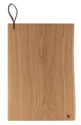 Woodsea Chop-Chop Oak M - Ξυλινη Κοπής Βελανιδιάς 35x24cm με δερμάτινη λαβή 1208971540