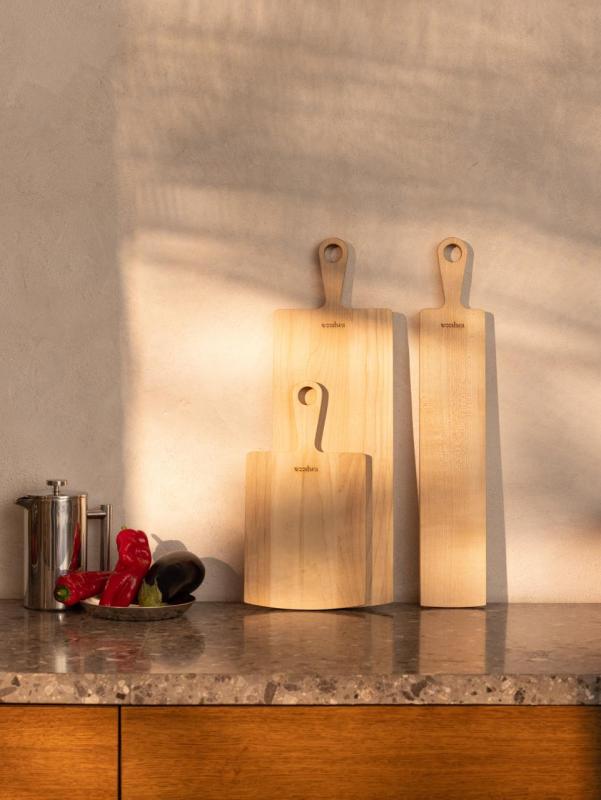 Woodsea Pine Natural M - Σανίδα κοπής από ξύλο σφενδάμου 20x62 εκ 1208971573