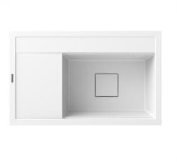 Graniteland Seta Γρανίτης Λευκή Νεροχύτη επιφάνειας 80x50 εκ 1208971618