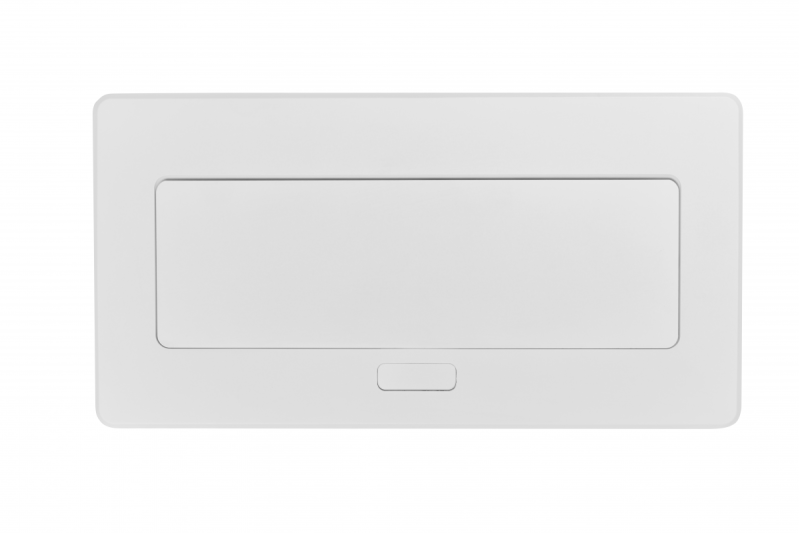 MULTISOFT Πρίζα Επίπλων 2x Πρίζες με Γείωση, USB A+C, RJ45, Καλώδιο Τροφοδοσίας με Βύσμα, Λευκό