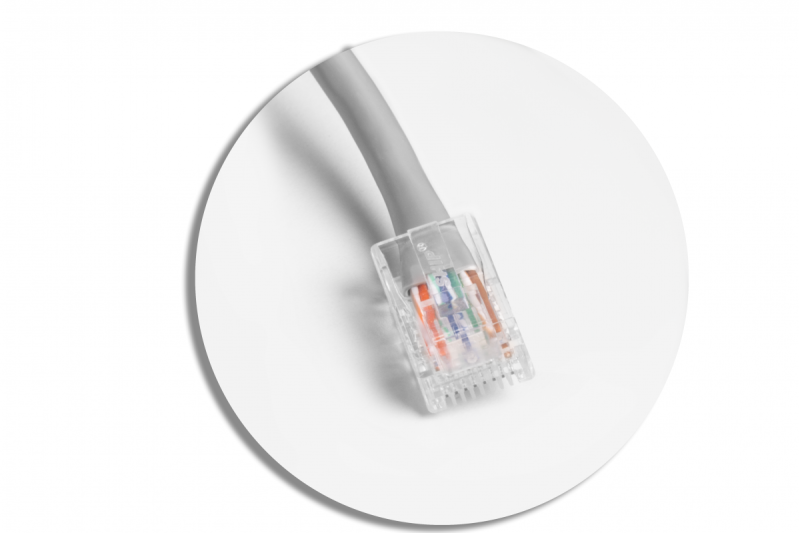 MULTISOFT Πρίζα Επίπλων 2x Πρίζες με Γείωση, USB A+C, RJ45, Καλώδιο Τροφοδοσίας με Βύσμα, Λευκό