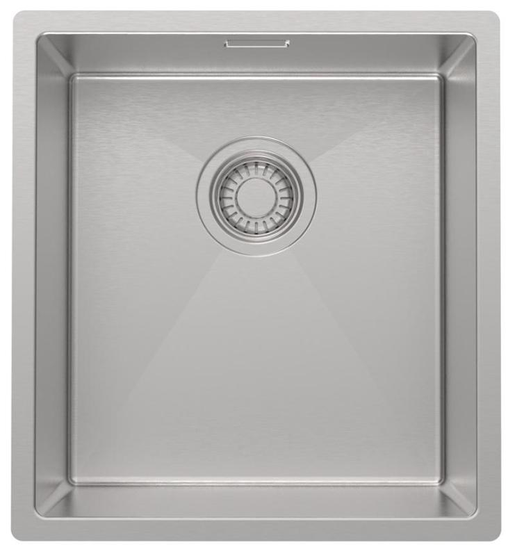 Pure.Sink Luxion Ανοξείδωτο νεροχύτη 36x40 cm για εγκατάσταση κάτω από πάγκο, επίπεδη εγκατάσταση και επιφανειακή εγκατάσταση  PLX3640-02