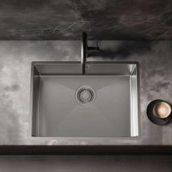 Pure.Sink Luxion Ανοξείδωτο νεροχύτη 50x40 cm για υποστύλωμα, επίπεδη εγκατάσταση και επιφανειακή εγκατάσταση  PLX5040-02