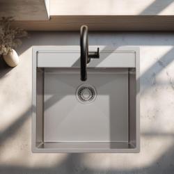 Pure.Sink Luxion Ανοξείδωτο νεροχύτη 51x50 cm Tapwing με οπή για βρύση PLX5150T-02
