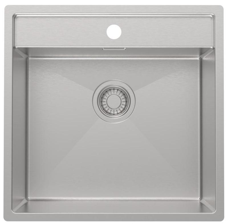 Pure.Sink Luxion Ανοξείδωτο νεροχύτη 51x50 cm Tapwing με οπή για βρύση PLX5150T-02