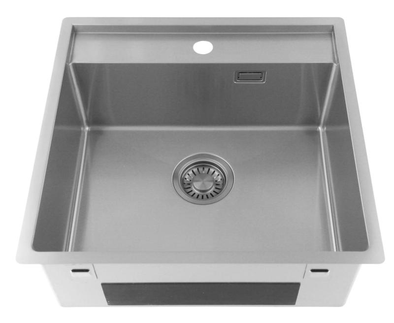 Pure.Sink Luxion Ανοξείδωτο νεροχύτη 51x50 cm Tapwing με οπή για βρύση PLX5150T-02