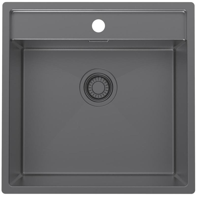 Pure.Sink Luxion Νεροχύτης από γκουν μέταλλο 51x50 cm Tapwing με βάση για βρύση PLX5150T-61