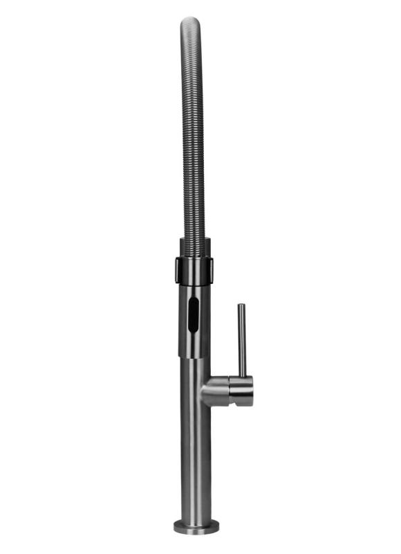 Pure.Sink Luxion Μασίφ ανοξείδωτη βρύση κουζίνας profi με εύκαμπτο στόμιο και 2 τύπους ροής PLXFLEX-02