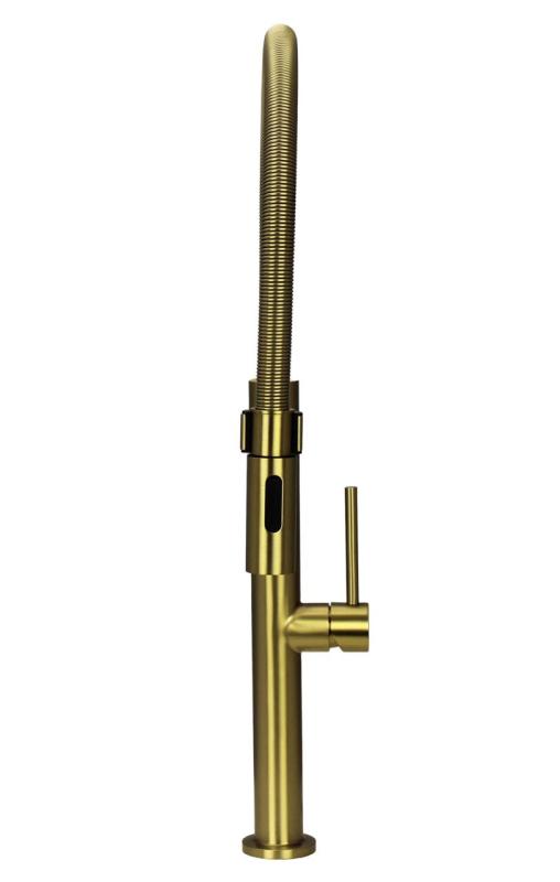 Pure.Sink Luxion Χρυσή βρύση κουζίνας profi με εύκαμπτο στόμιο και 2 τύπους ροής PLXFLEX-60