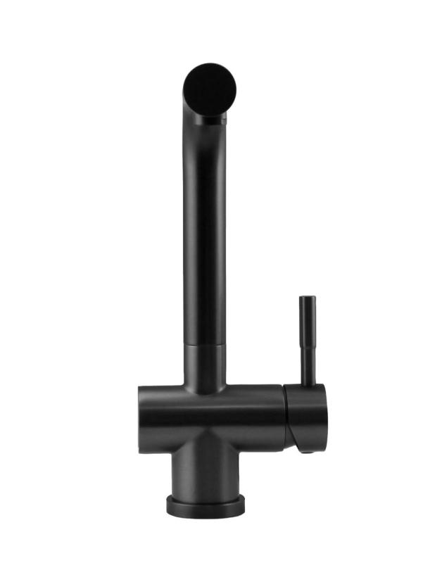 Pure.Sink Elite Steel Pulse-S κουζινόμπριζο PVD gun metal με αποσπώμενο σωλήνα και ρυθμιζόμενη ροή νερού PS8500-61