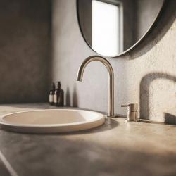 MURO TUA Μπράζιλε για νιπτήρα 2 οπών χρώμιο με στρογγυλή έξοδο 1208972104