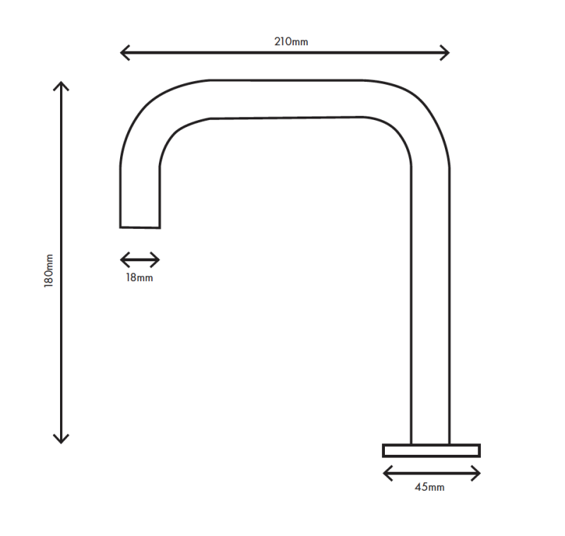 MURO TUA 2-οπή βρύση νιπτήρα χρώμιο με γωνιακή έξοδο 1208972108