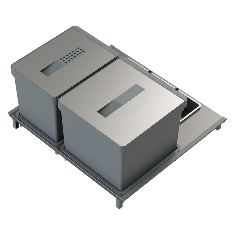 Indux Sort Σύστημα απορριμμάτων διπλό Χειροκίνητο για συρτάρια 1208972319