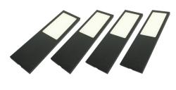 Indux Solin Κουζίνα Εξωτερική εγκατάσταση Multi Tone LED Σετ 4 σποτ x 3,6 W Μαύρο 1208972346