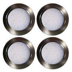 Indux Luma μικρή ενσωματωμένη κουζίνα Multi Tone LED Set 4 Spots RVS-look 1208972380