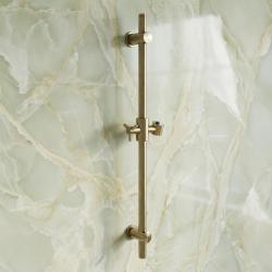 Aquanello Heritage Collection Κλασική ράβδος ολίσθησης 668 mm Μπρονζέ BN-9004-HC