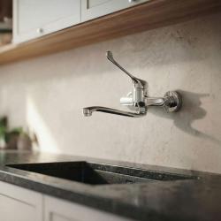 Aquanello Medic Κουζίνα Χειρολαβή με μακρύ χερούλι Χρώμιο CR-1005-MD