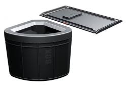 Φράνκε Sorter Solo 60 περιστρεφόμενο σύστημα απορριμμάτων στην πόρτα, κάδος απορριμμάτων 40 λίτρων με φίλτρο άνθρακα 1210307572.